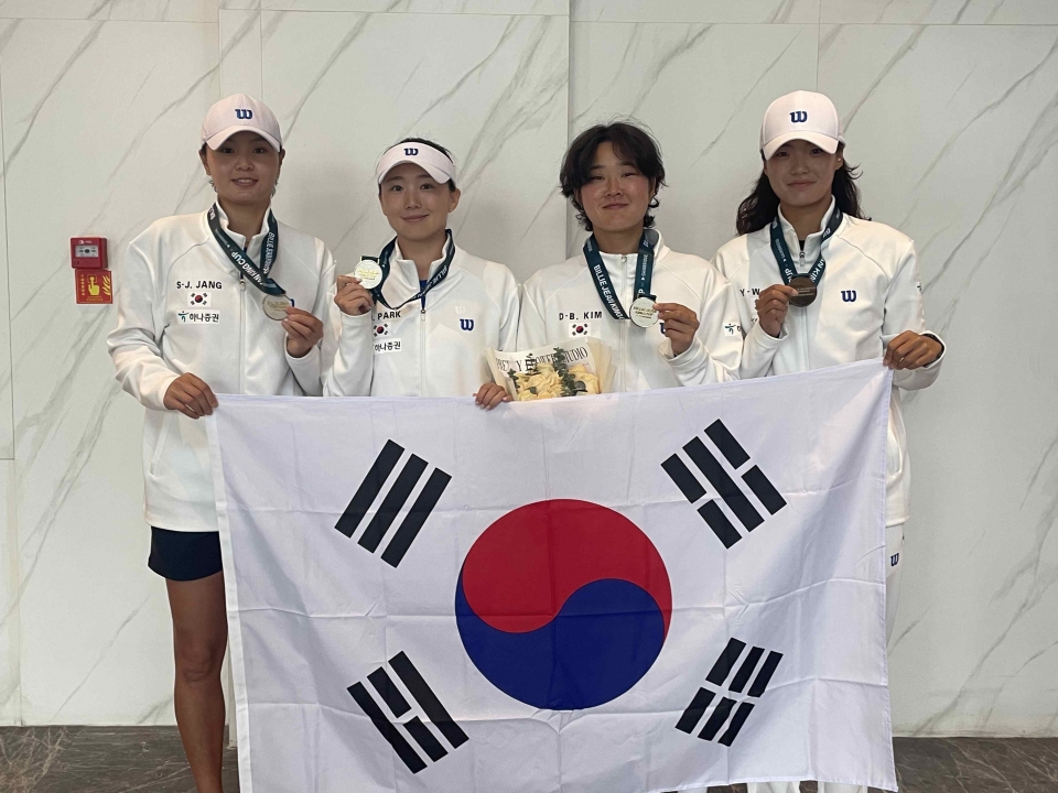 한국 여자 테니스 국가대표팀,국가대항전 빌리진 킹 컵 2년 연속 플레이오프 진출!!