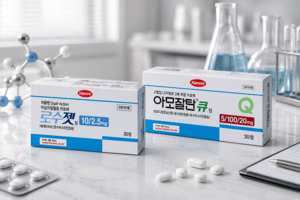 한미약품 블록버스터 특허장벽 잇단 균열...'로수젯·아모잘탄큐' 타깃 - 뉴스 썸네일 이미지