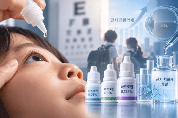 '근시 억제제 시장 개척'...제약사들, 아트로핀 점안제 새 가능성 눈독 - 뉴스 썸네일 이미지